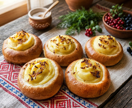 Шаньга с картофелем
